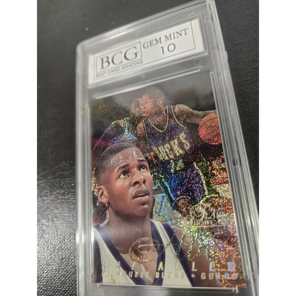 1996-97 Ray Allen Flair Showcase Row 0 BCG  10 Pefect RC SSP 🔥 🔥 🔥